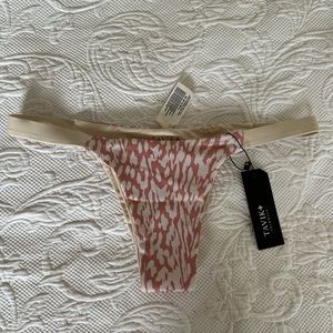 Pink leopard bikini bottoms